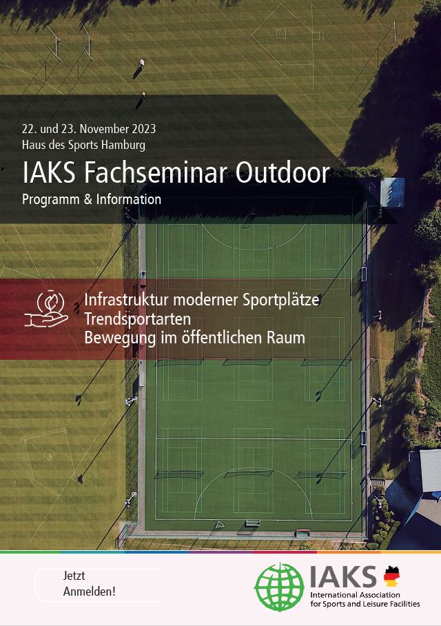 front page IAKS Seminar Outdoor 2023