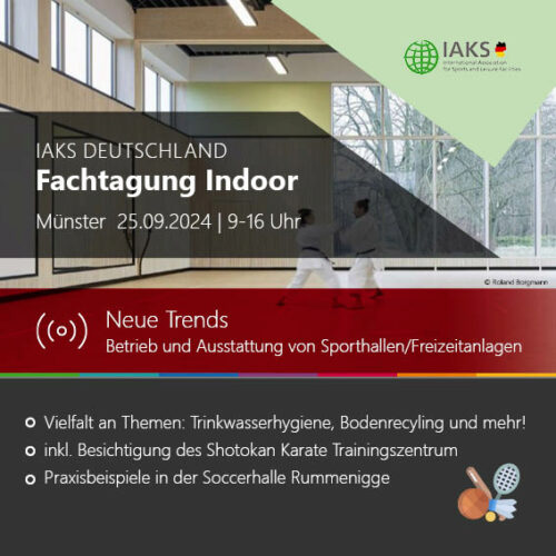 IAKS Fachtagung Indoor 2024 Münster